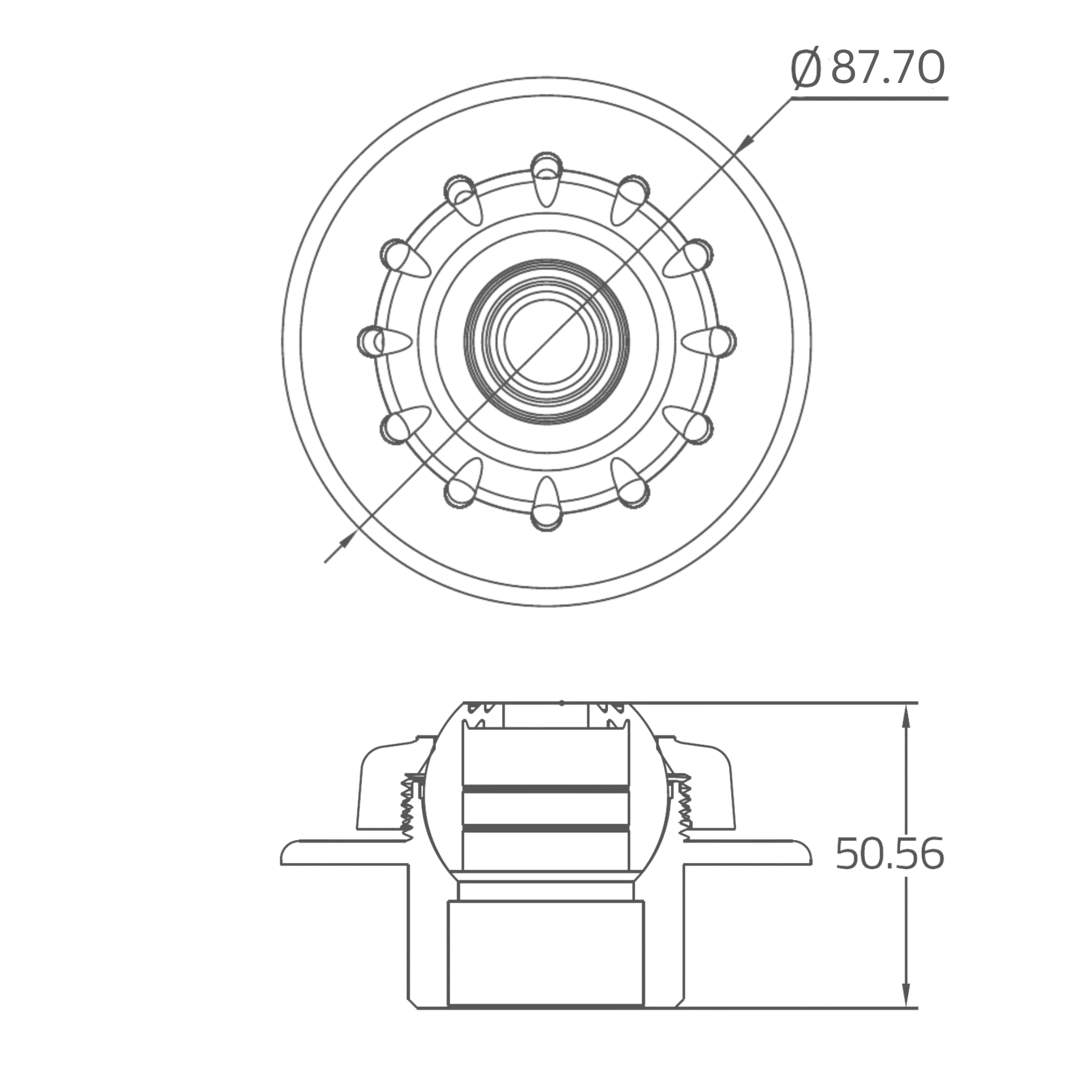 Concrete Pool Wall Inlet Nozzle